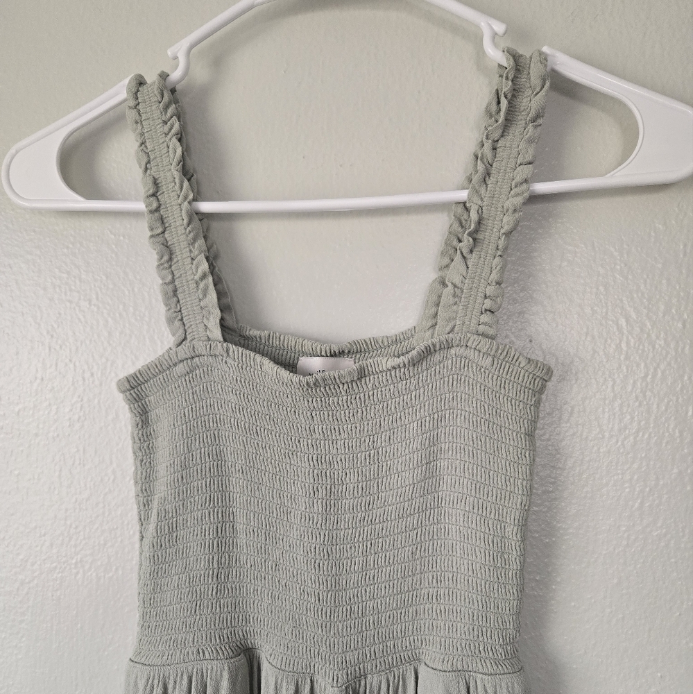 Aritzia Wilfred Chianti Smocked Crepe Jumpsuit Size XS - Picture 7 of 10